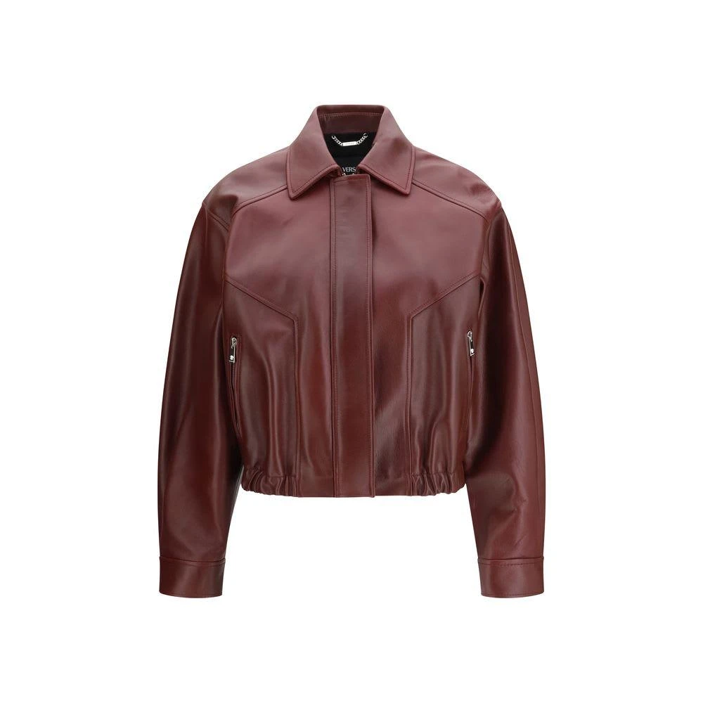 Versace Leather Women
s Jacket