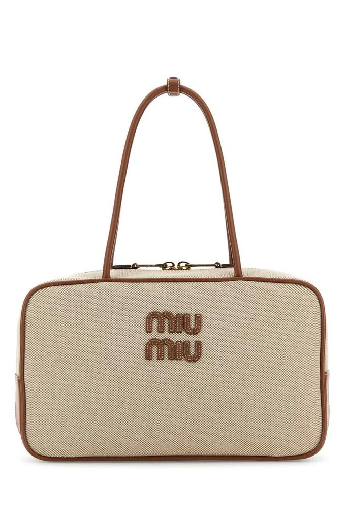 Miu Miu Miu Miu Logo-Detailed Zipped Shoulder Bag 1