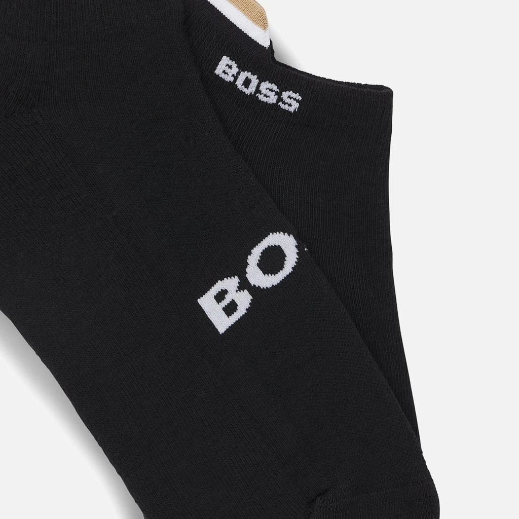 BOSS Bodywear BOSS Bodywear Intarsia-Knit Cotton-Blend Logo Socks 3