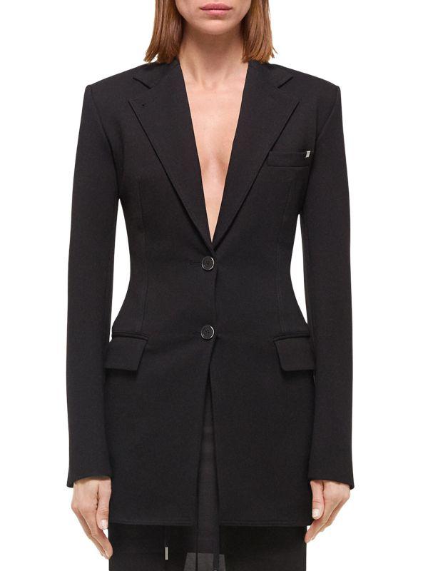 Helmut Lang Waisted Cut-&-Sew Blazer