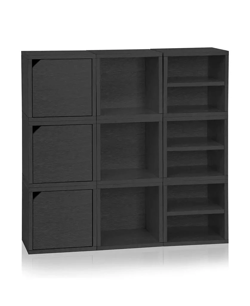 Way Basics Eco Stackable Connect Storage Cube with Door 18