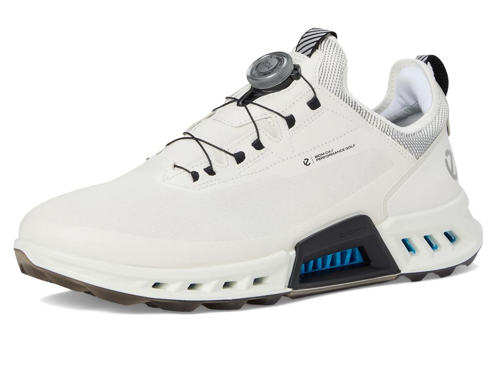 Spikeless Golf 2021 Ecco Golf Shoes Ecco Biom C4 BOA White/Black