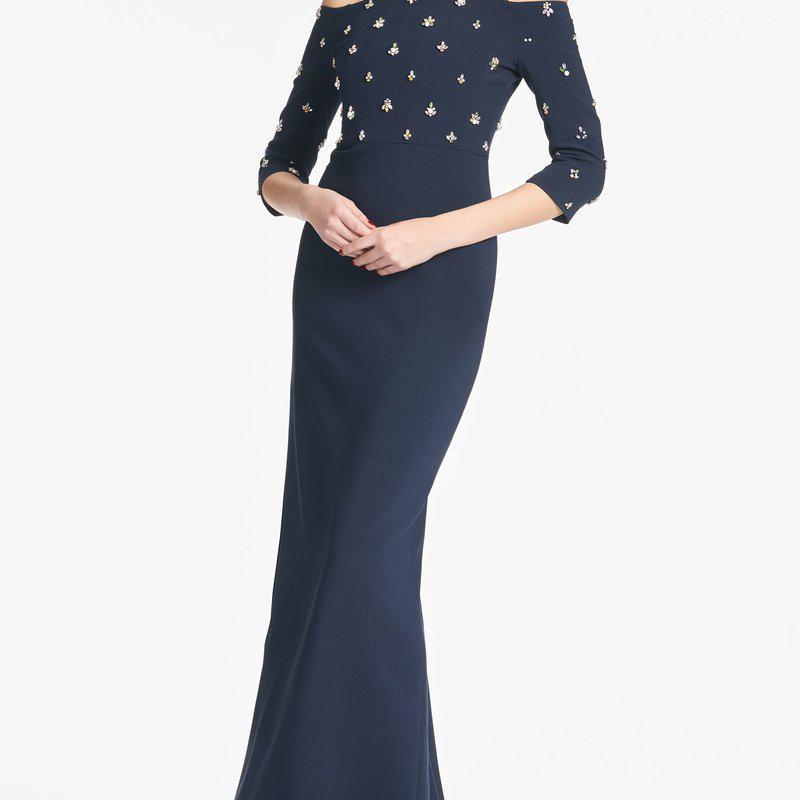 Sachin & Babi Amarette Gown Dark Midnight