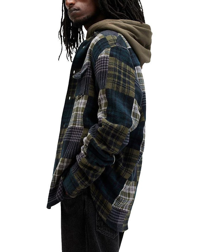 ALL SAINTS Hopton Patchwork Check Overshirt 6