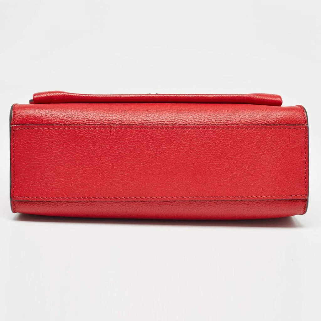 Louis Vuitton Louis Vuitton Red Leather My Lockme BB Bag 6