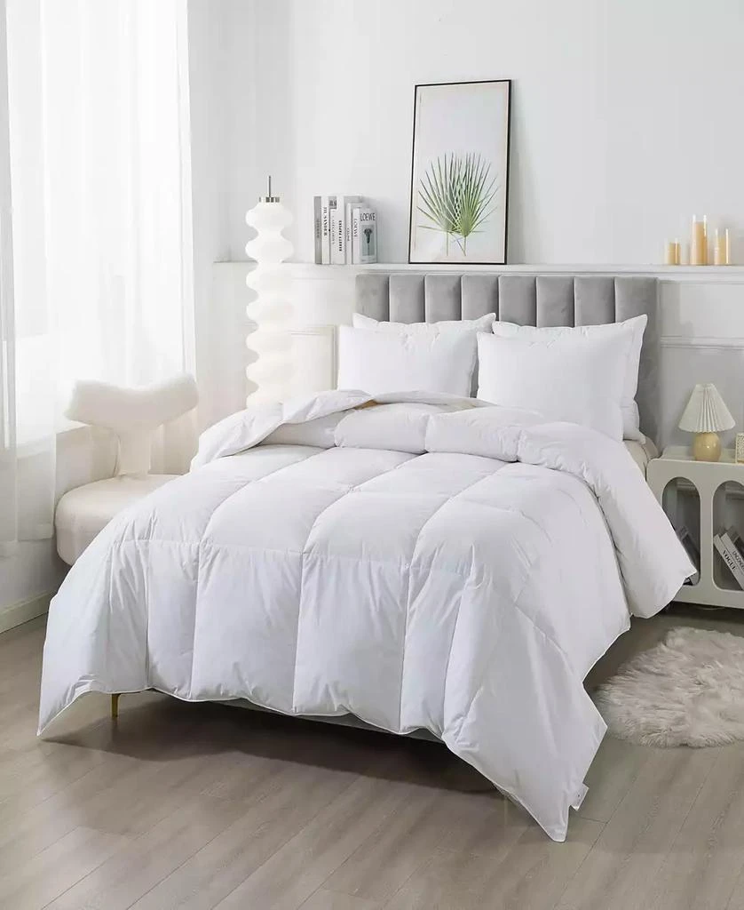 Royal Velvet Light Weight White Goose Nano Down and Feather Blend Comforter 2