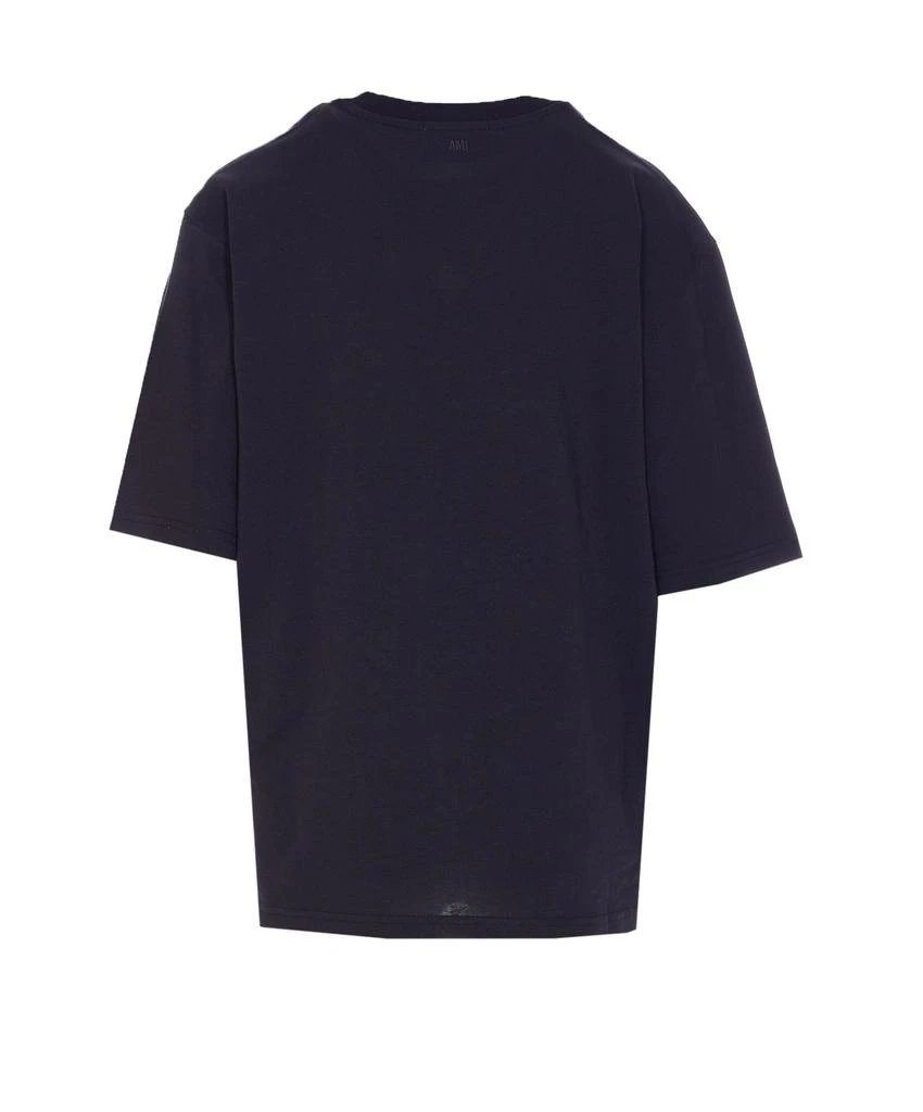 AMI AMI Paris Logo Patch Crewneck T-Shirt 2