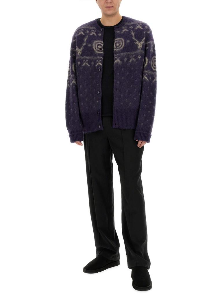 South2 West8 South2 West8 Mohair Blend Knit Cardigan