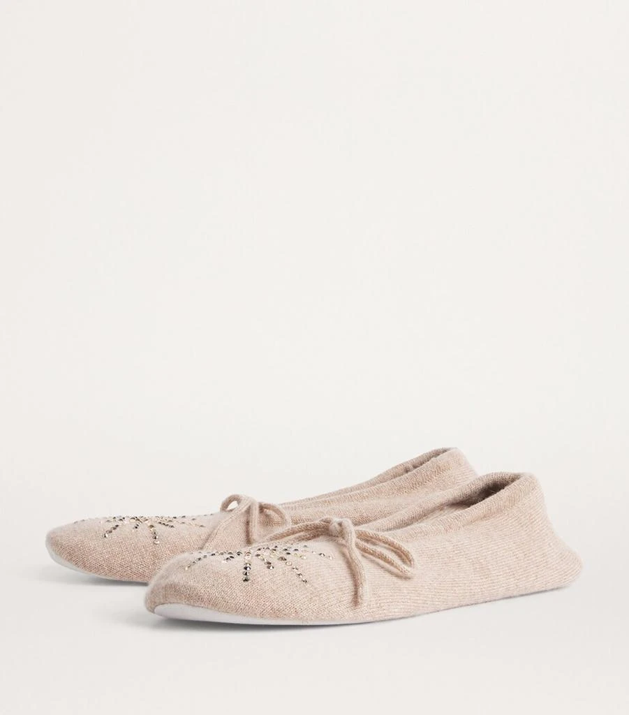 William Sharp Cashmere Crystal Dolly Slippers 3
