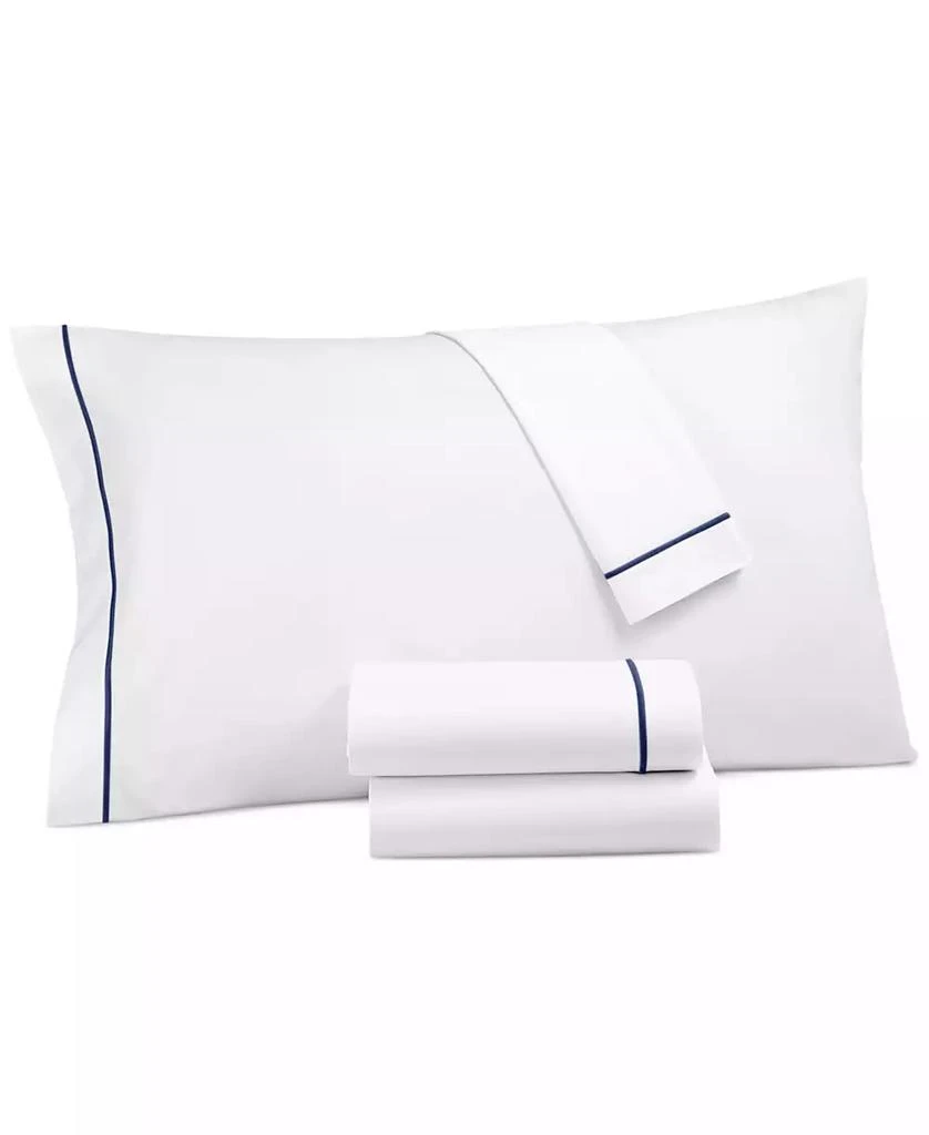 Hotel Collection Italian Percale Cotton 4-Pc. Sheet Set, Full, Exclusively at Macy’s 1