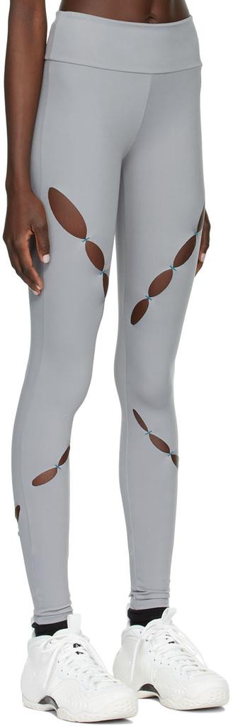 RUI SSENSE Exclusive Grey Cut-Out Sport Leggings
