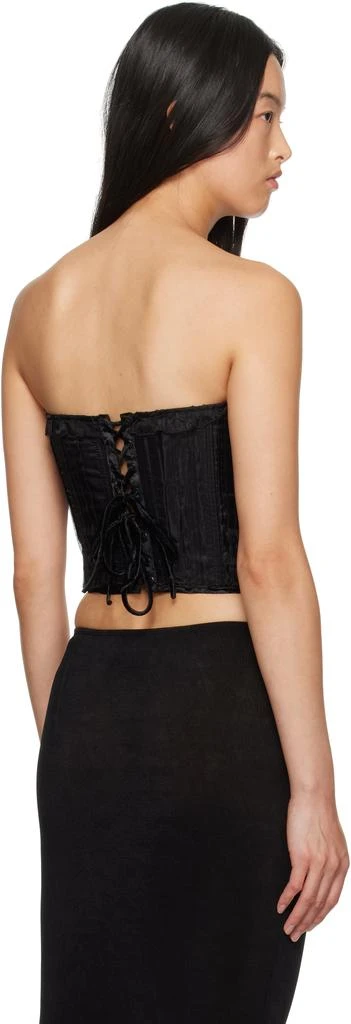 GUIZIO Black Pintuck Corset 3