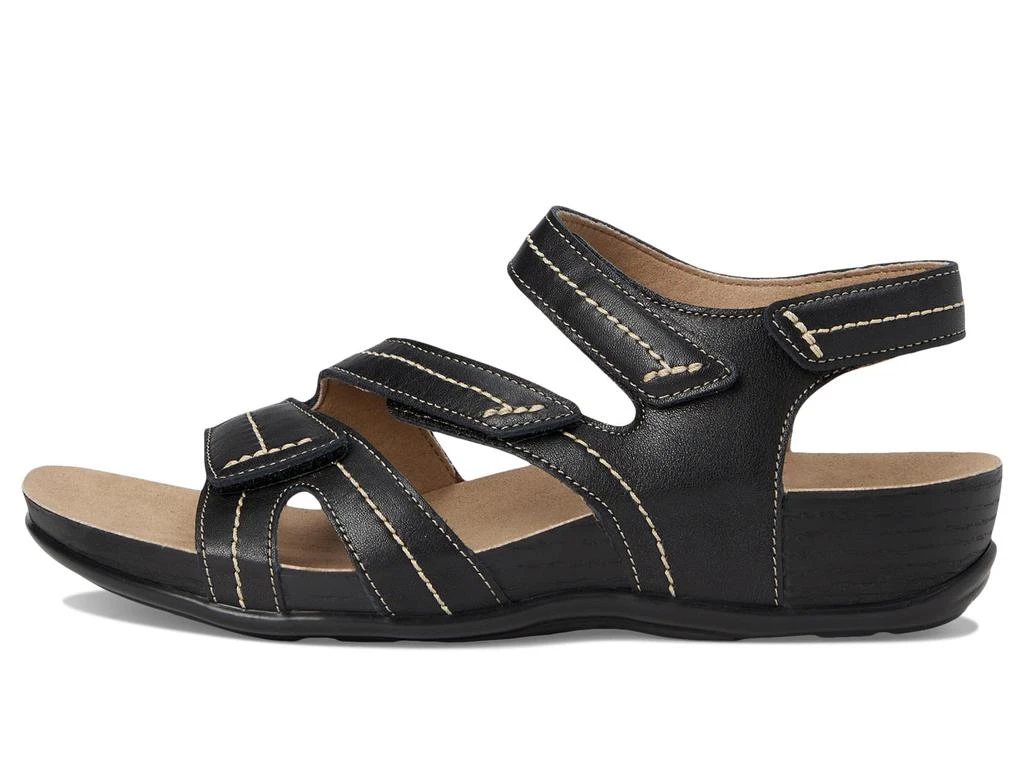 SAS Tan and Black Comfort Sandals with Adjustable Straps Relaxed Heel Strap Sandal | SAS Shoes main image 4