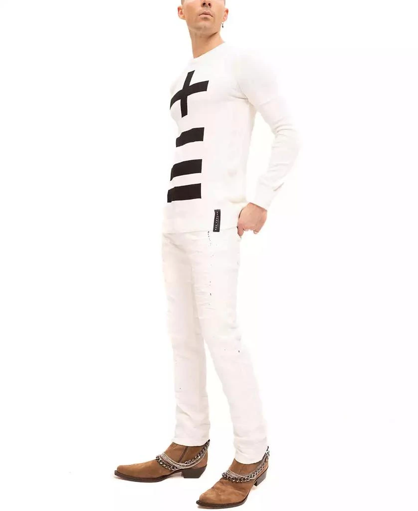 RON TOMSON Men's Modern Painted Denim Jeans 7
