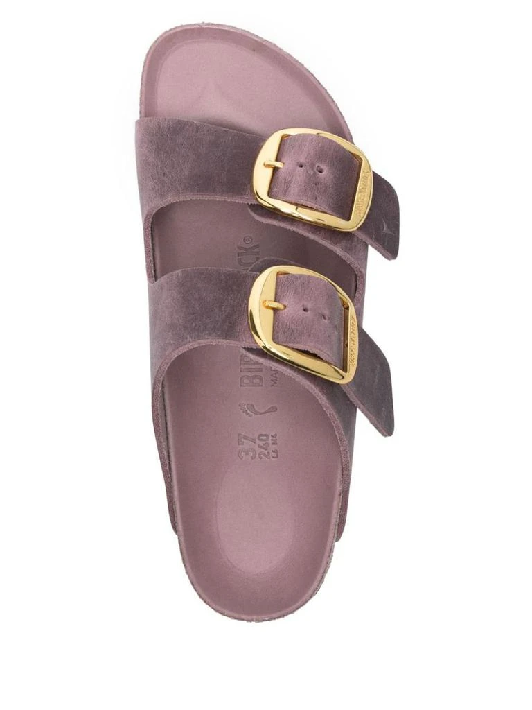Birkenstock Birkenstock 'Arizona' Slippers In Lilac Suede 4