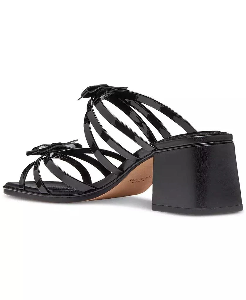 Kate Spade Women's Carolina Bow-Trim Block-Heel Sandals 3