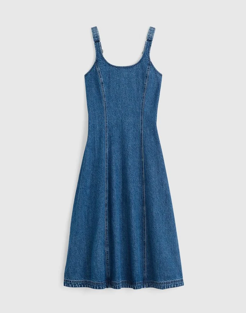 Madewell Denim Scoopneck Midi Dress 6