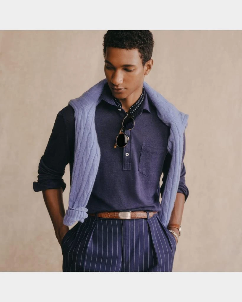 Ralph Lauren Men's Linen Mesh Polo Shirt 8