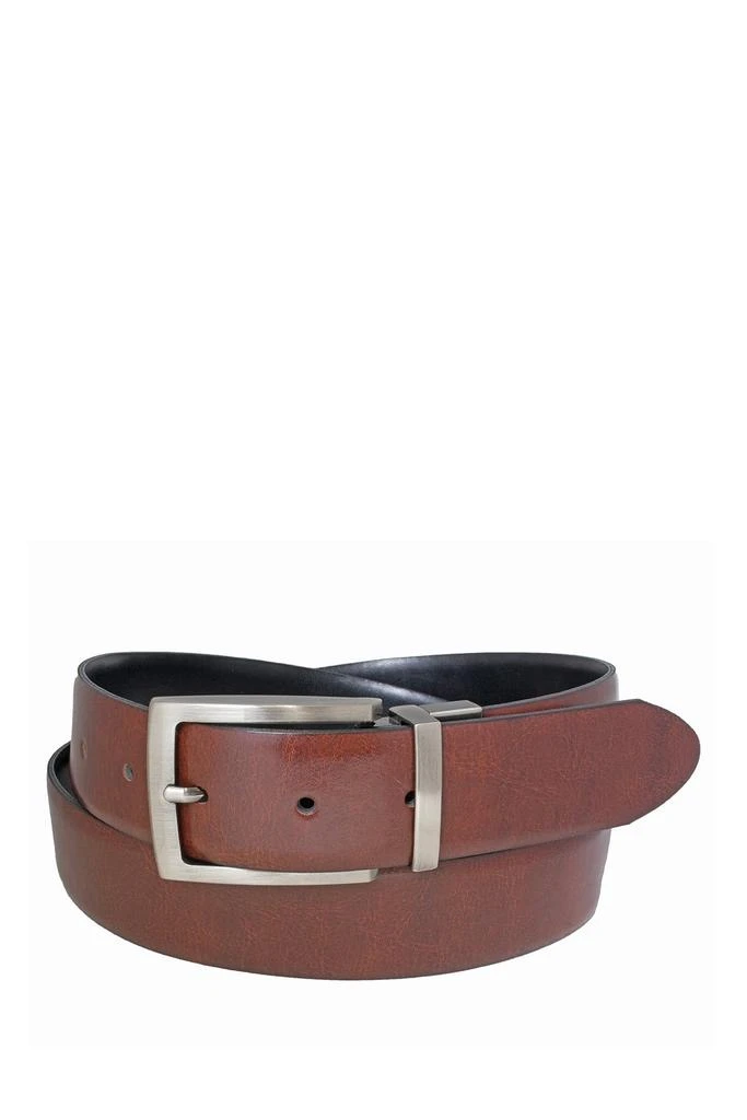 Bosca Reversible 35mm Rolled Edge Leather Belt 1