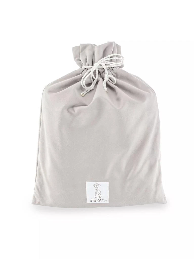 Little Giraffe Heart Satin-Trimmed Throw Blanket 6