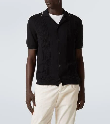 Brunello Cucinelli Knitted cotton shirt 3
