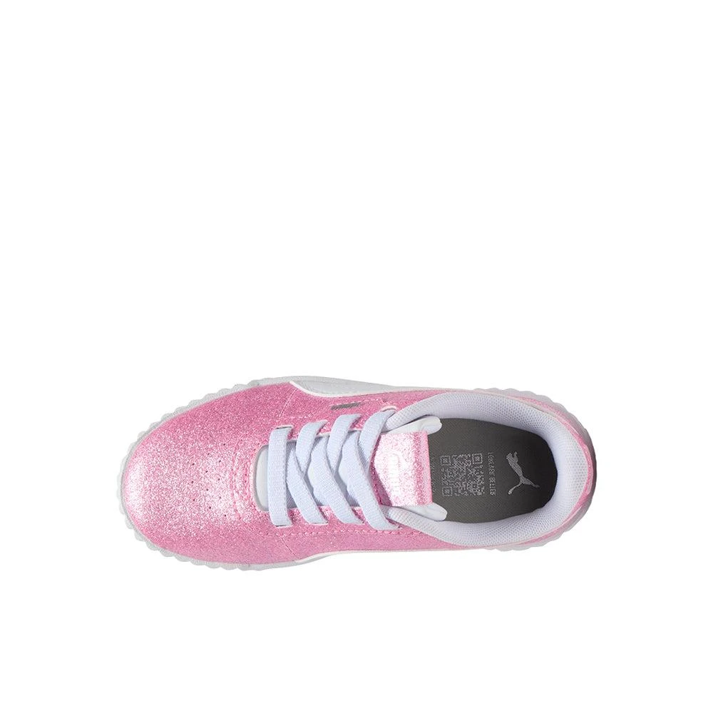 Puma Carina 3.0 Glitz Lace Up Sneakers (Little Kid) 4