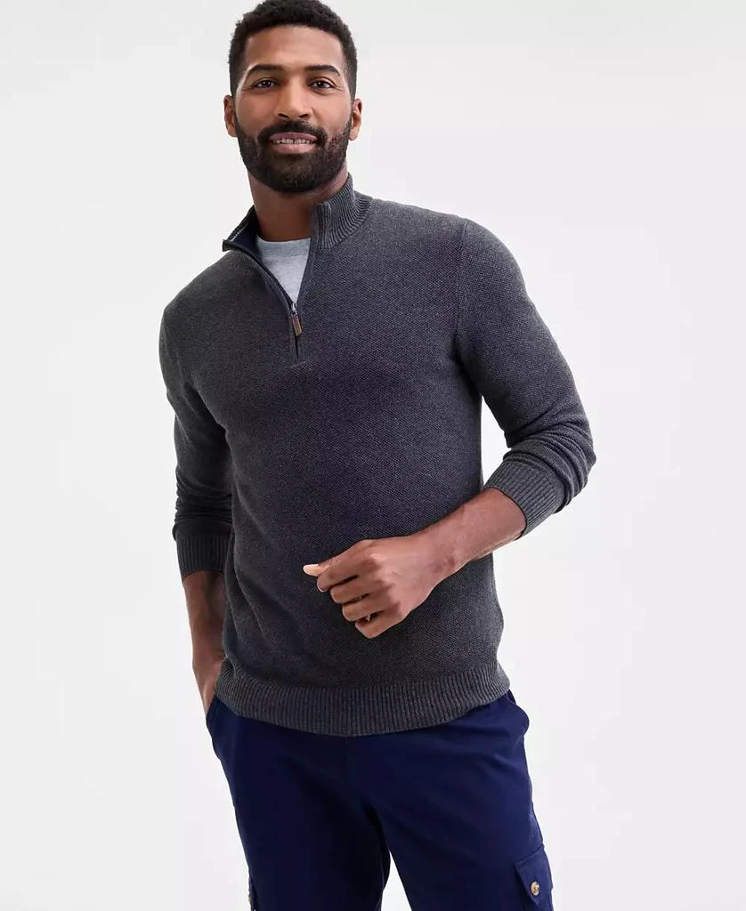 Club Room Men's Quarter-Zip Sweater, Macy's Exclusive 1
