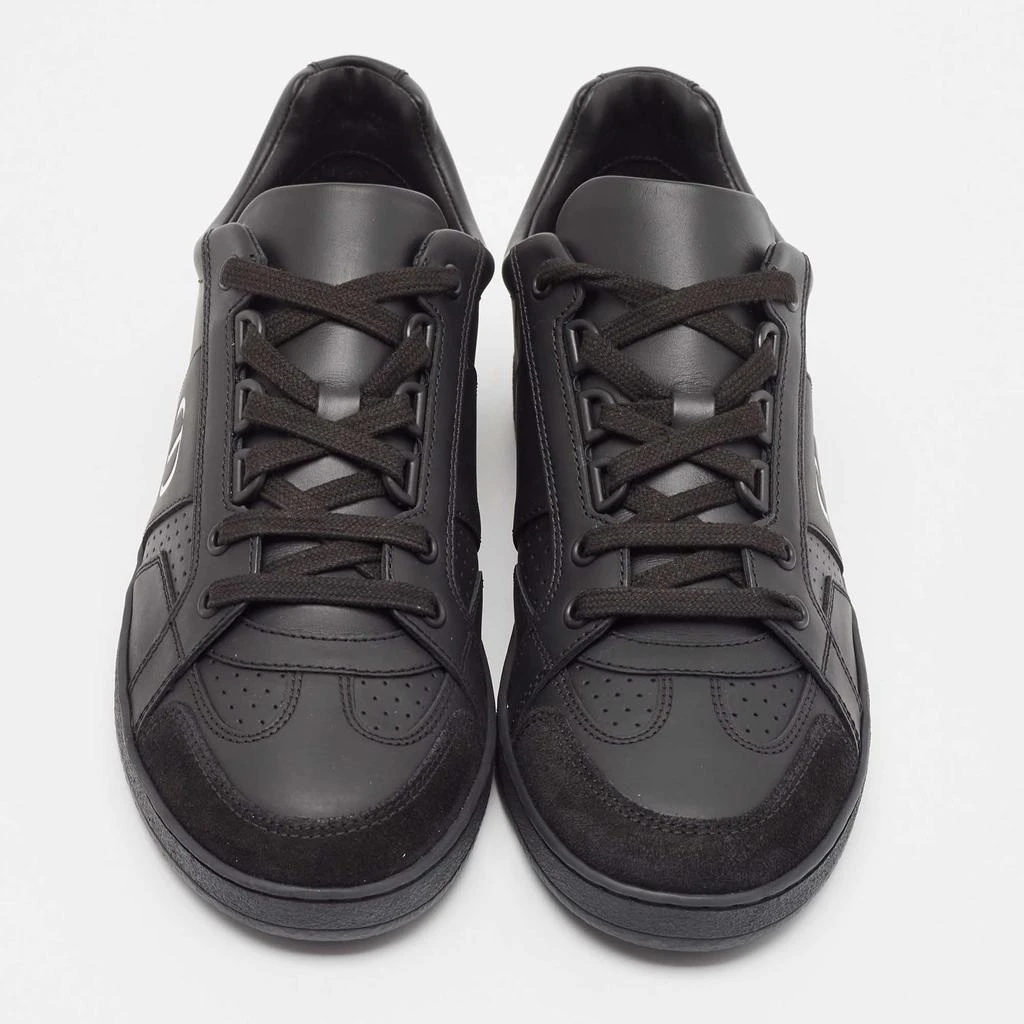 Dior Dior Black Leather and Suede Low Top Sneakers Size 36 3