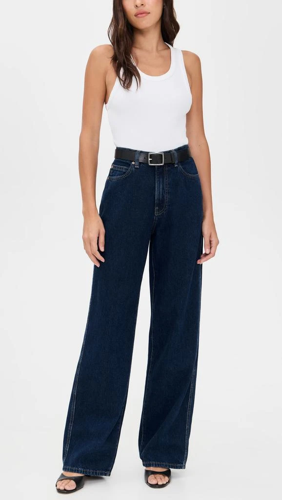 DL1961 Kaylen Tapered Straight High Rise Jeans 4