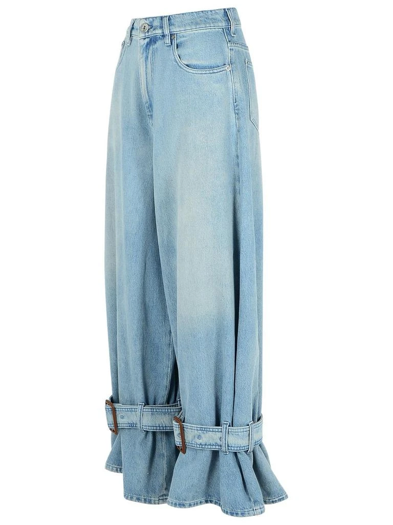 JW Anderson JW Anderson Buckled Cuff Denim Jeans 3