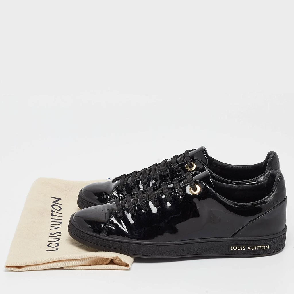 Louis Vuitton Louis Vuitton Black Patent Leather Frontrow Sneakers Size 37.5 9