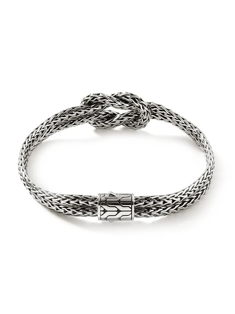 John Hardy Love Knot Sterling Silver Double-Chain Bracelet 5