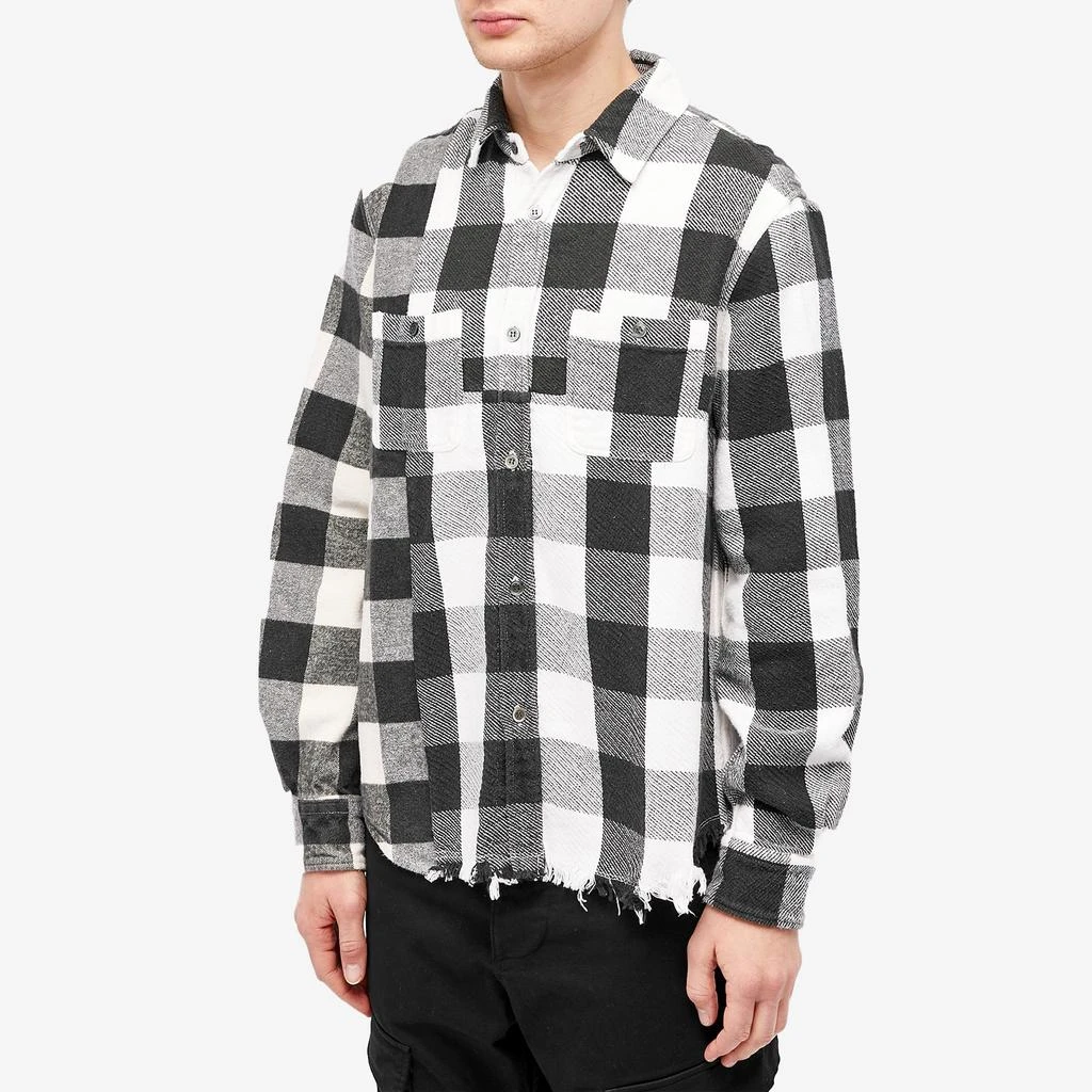 John Elliott John Elliott Silverado Paneled Plaid Shirt 2