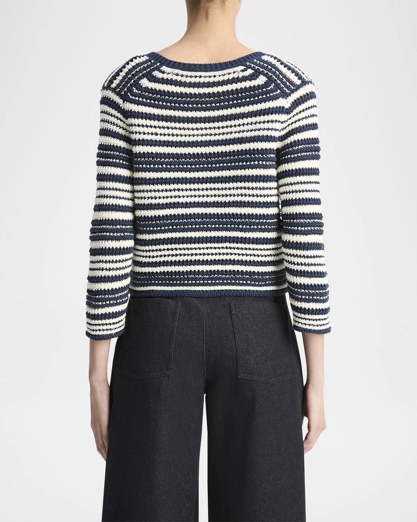 Vince Textured Stripe Cardigan 3