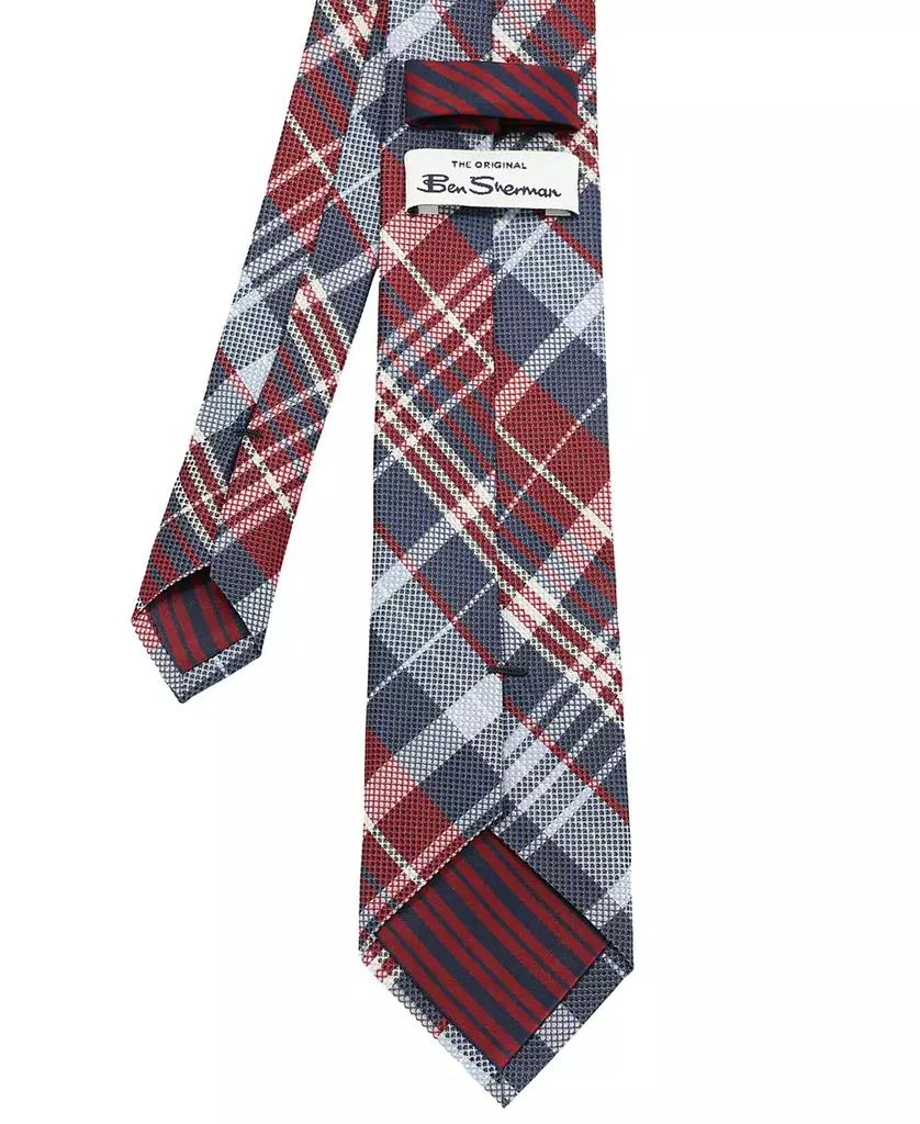 Ben Sherman Men's Plaid Silk Tie 3