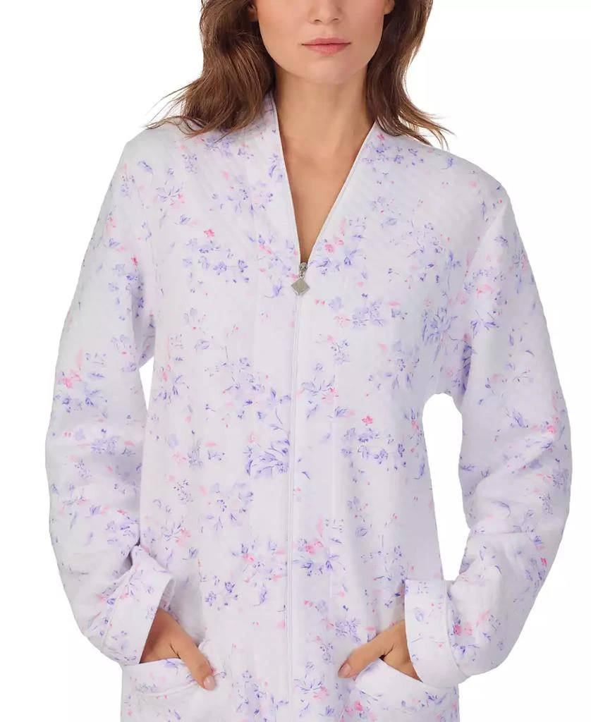 Eileen West Women's Long-Sleeve Waltz Zip Robe 4