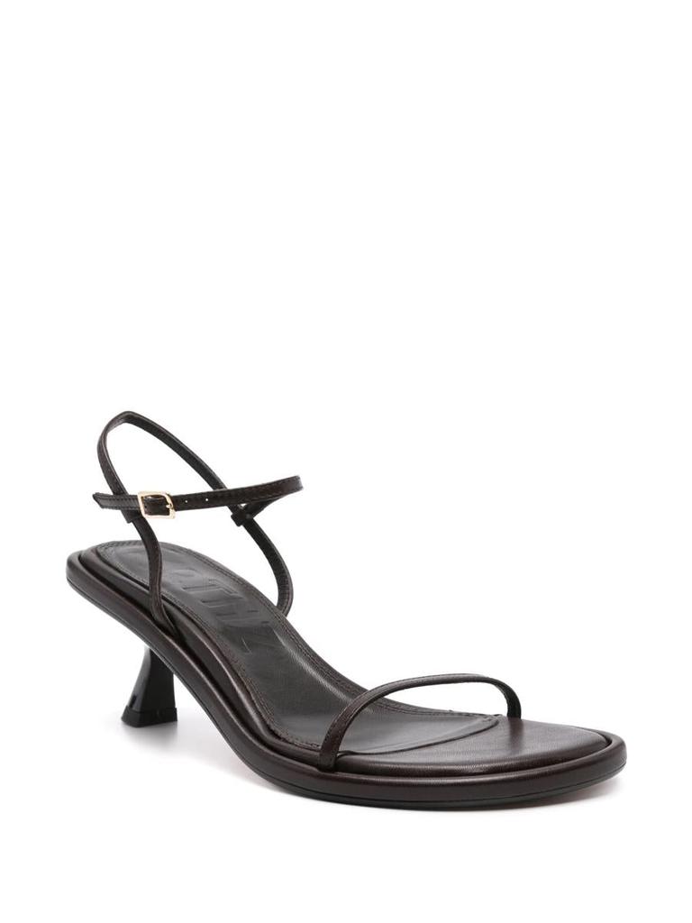 Souliers Martinez Souliers Martinez 55Mm Ivone Leather Sandals