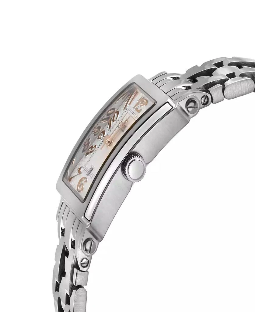 Gevril Women's Avenue of Americas Mini Swiss Quartz Silver-Tone Stainless Steel Bracelet Watch 32mm 2