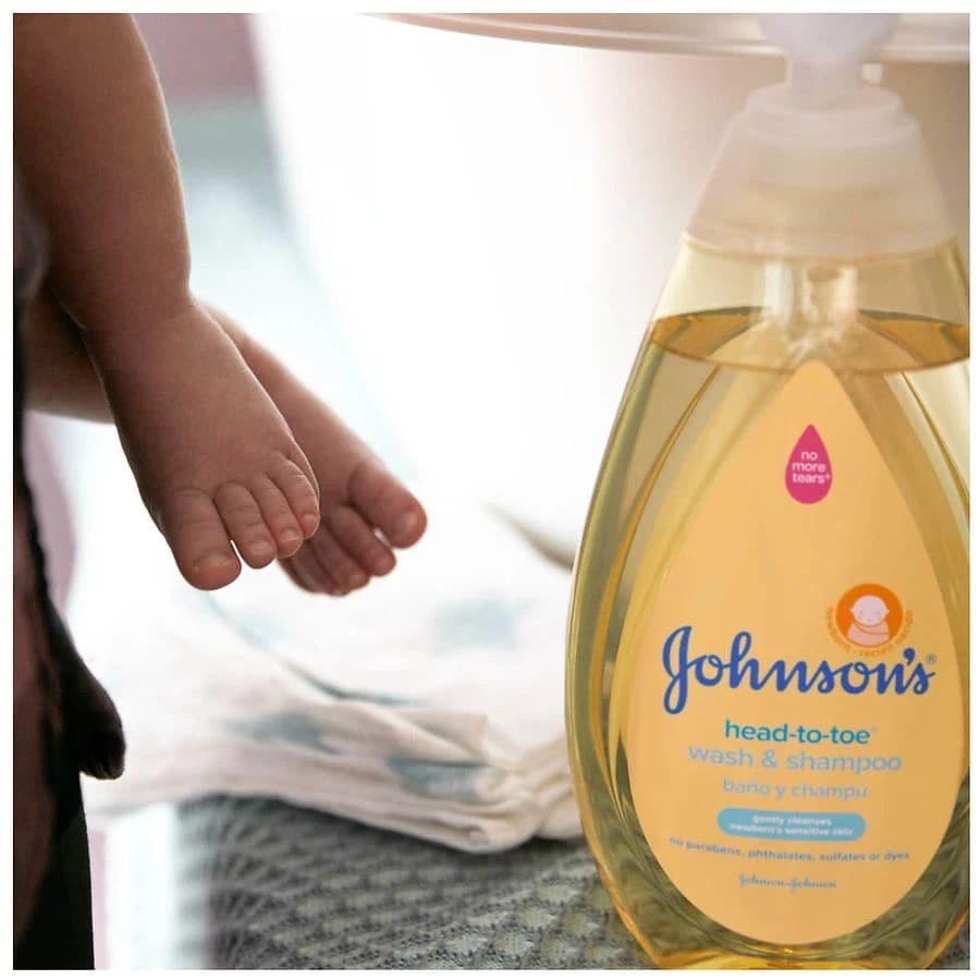 Johnson's Baby Head-To-Toe Tear-Free Body Wash & Shampoo 3