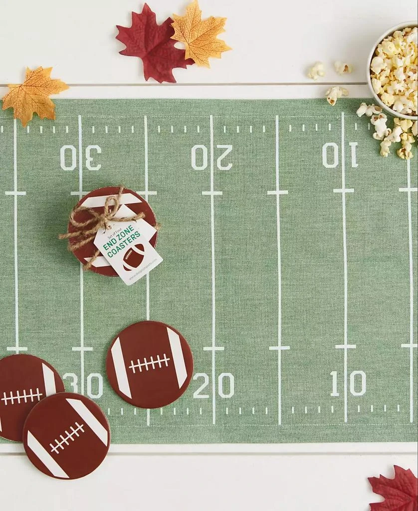 Design Imports Home Field Embellished Game Day Table Runner 2