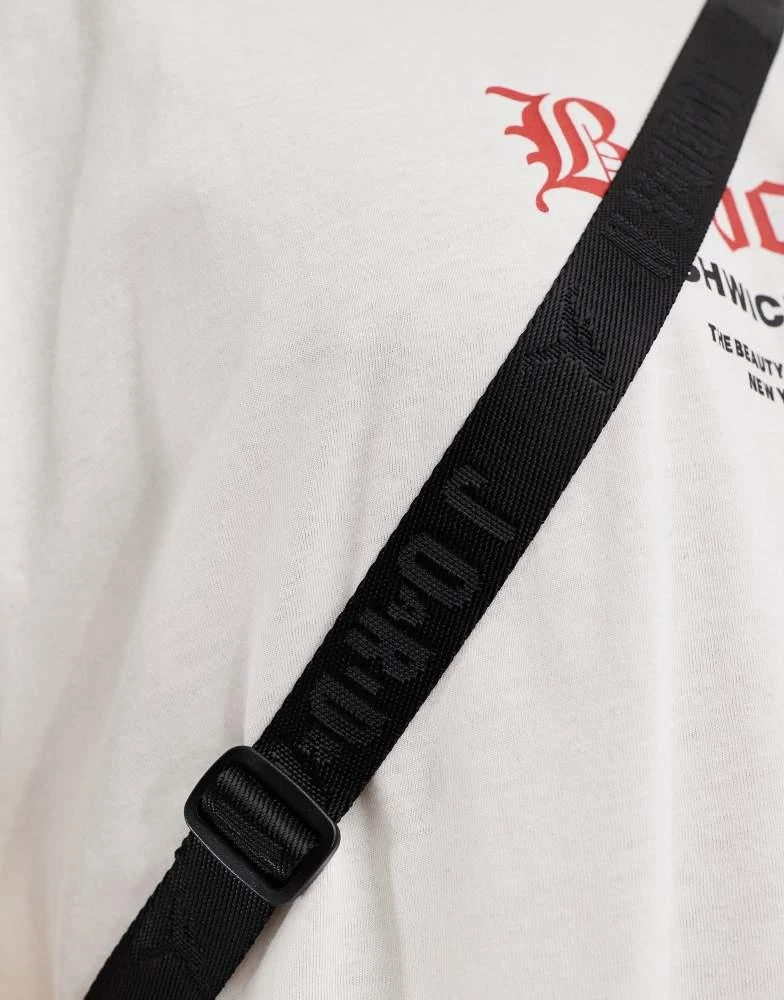 Jordan Jordan logo crossbody bag in black 4