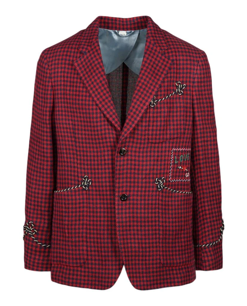 Gucci Fo Palma Linen Blazer 1