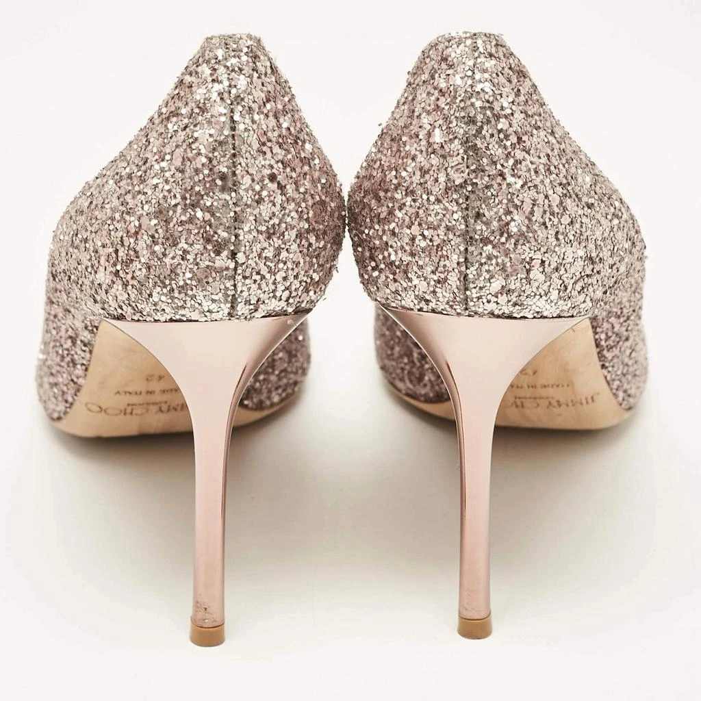Jimmy Choo Jimmy Choo Rose Gold Glitter Romy Pumps Size 42 5