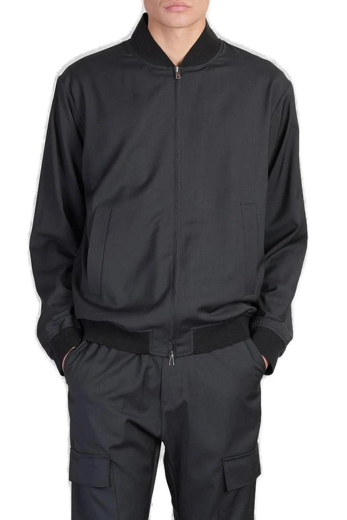 BARENA Tropical Zipped Bomber Jacket 1