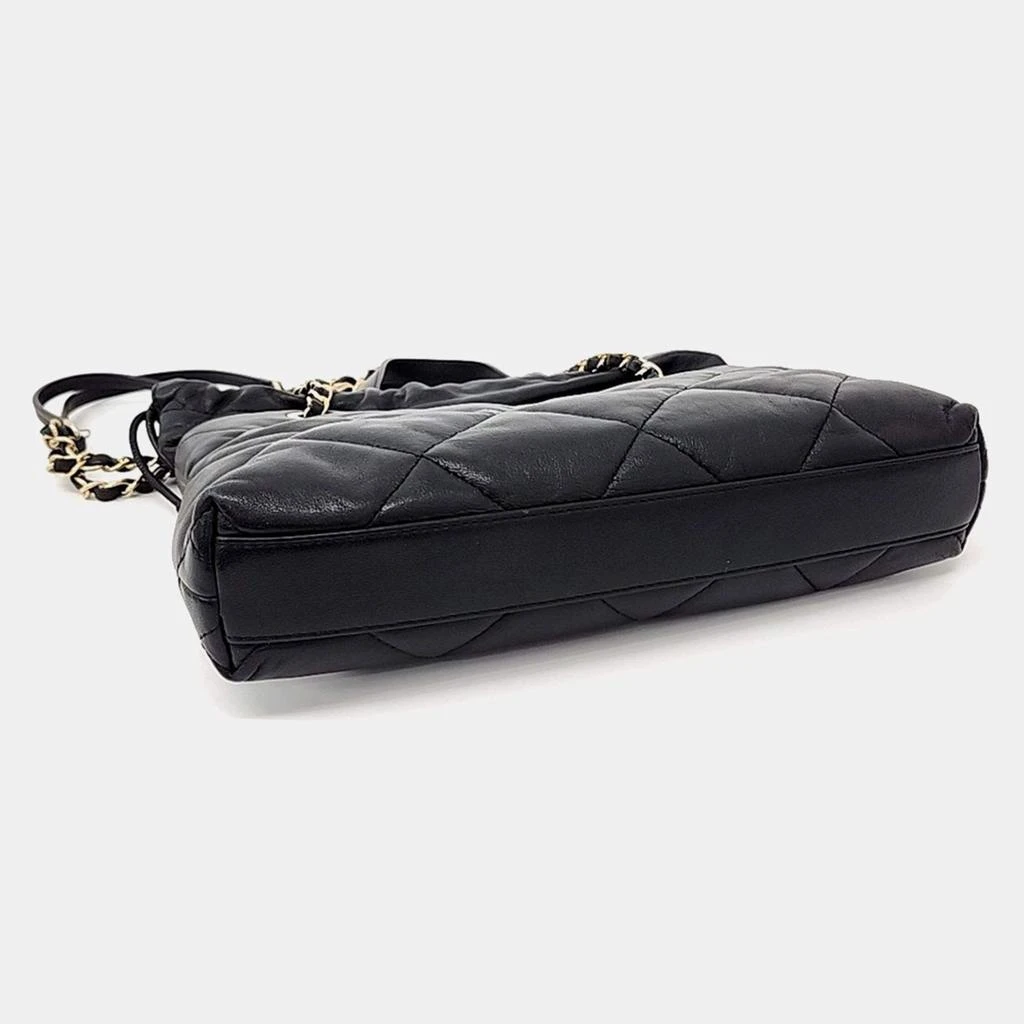 Chanel Chanel Black Leather Tote Bag 3