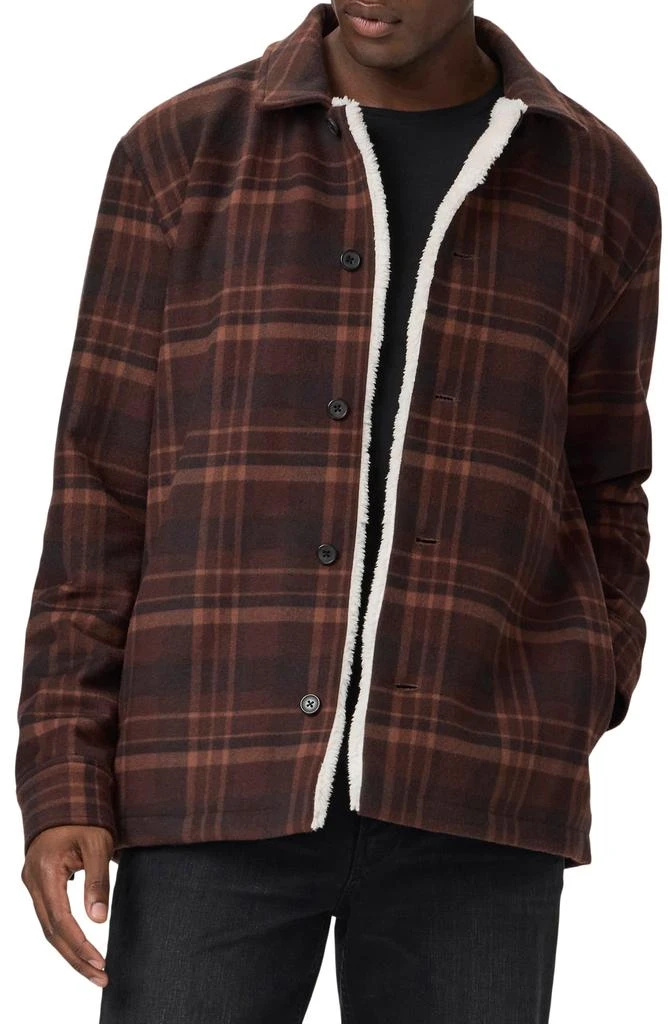 Paige Rangel Fleece Lined Plaid Flannel Jacket 1