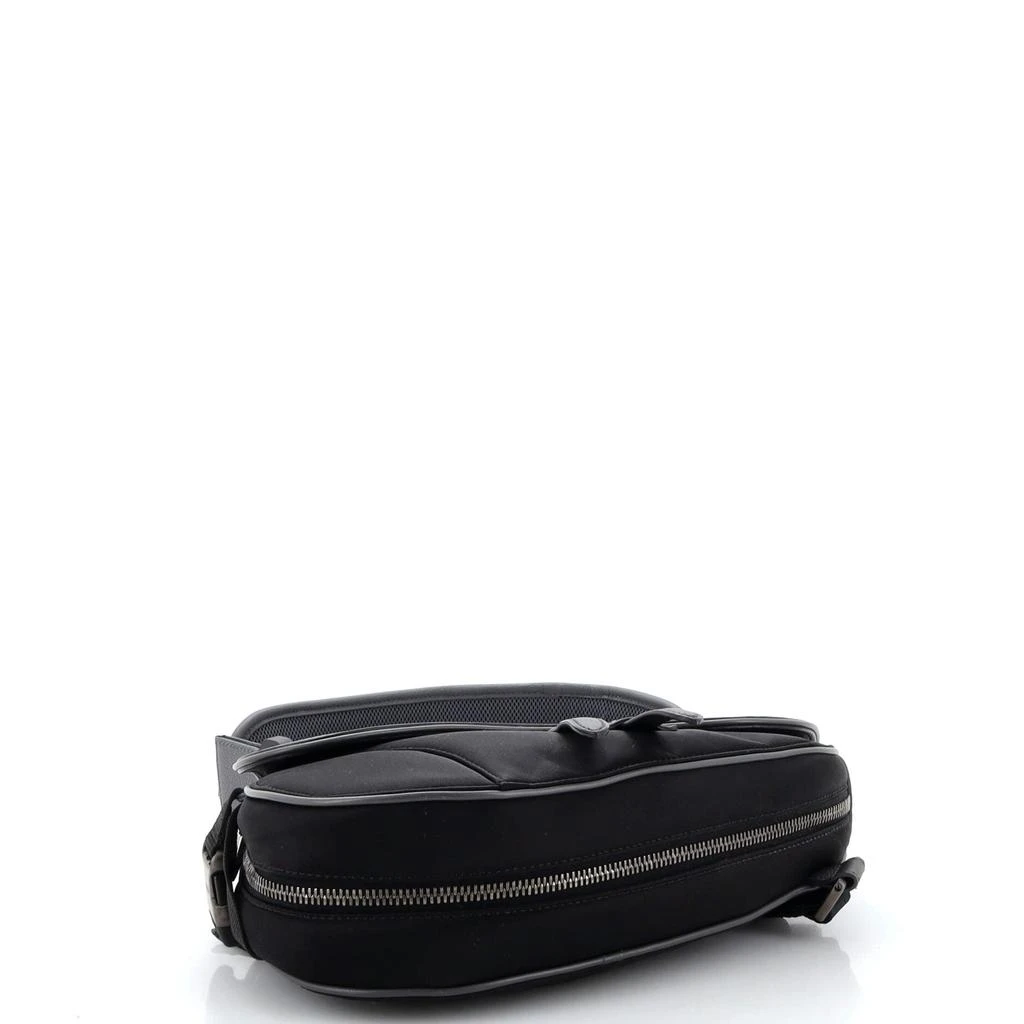 Dior x Sacai Saddle Crossbody Bag Technical Fabric and Leather 4