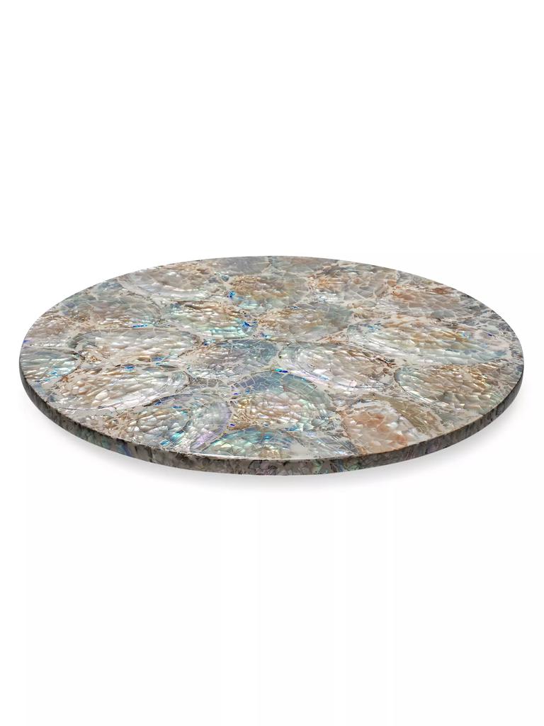 LADORADA Mother-of-Pearl Revolving Tray