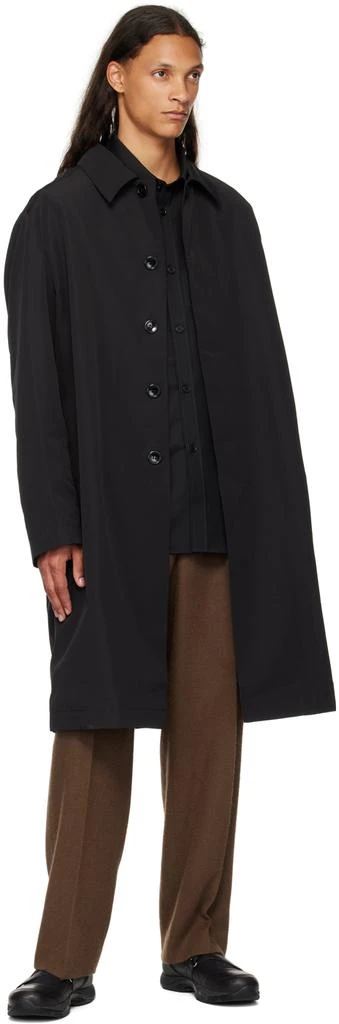 Róhe Black Slim Classic Shirt 4
