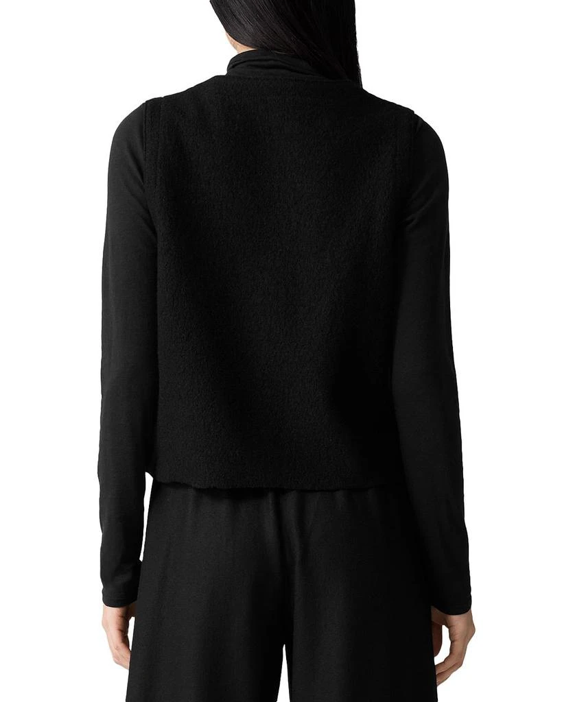 Eileen Fisher Button Front Wool Vest 2